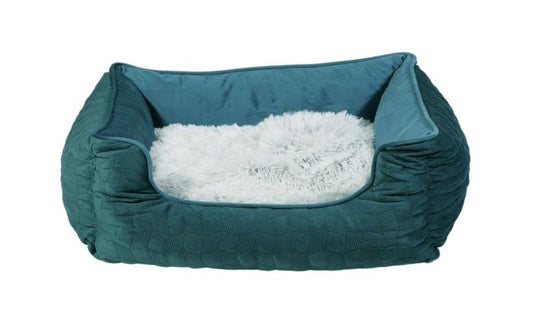 Bud'z - Cuddler Bed Cosmos - Medium - Opal Green - Dog/Cat - 60x50x20cm