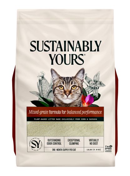 Sustainably Yours Natural Multi-Cat Litter, 13-lb (Size: 13-lb)