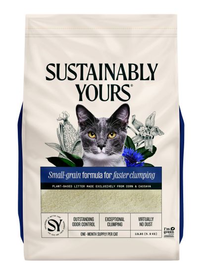 Sustainably Yours Natural Multi-Cat Plus Litter, 13-lb (Size: 13-lb)