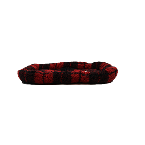 RUFF LOVE CRATE BED BOLSTER STYLE BUFFALO PLAID 41" X 26" DOG BED