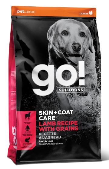 Go! Solutions Skin + Coat Care Lamb with Grains Dry Dog Food, 12-lb (Size: 12-lb)