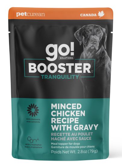 Go! Booster Tranquility Minced Chicken With Gravy Meal Topper Dog, 2.8oz