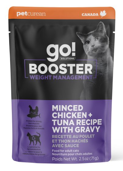 Go! Booster Weight Management Minced Chicken And Tuna, 2.5oz