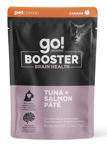 Go! Booster Brain Health Tuna And Salmon Pate Cat, 2.5oz