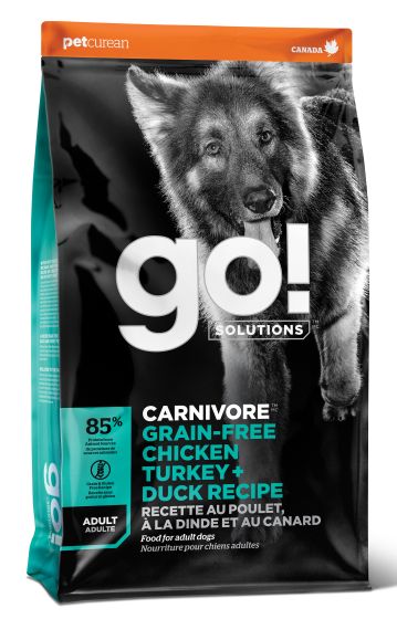 Go! Solutions Carnivore Chicken, Turkey + Duck Grain-Free Dry Dog Food, 3.5-lb (Size: 3.5-lb)