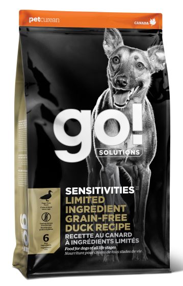 Go! Solutions Sensitivities Limited Ingredient Duck Grain-Free Dry Dog Food, 12-lb (Size: 12-lb)