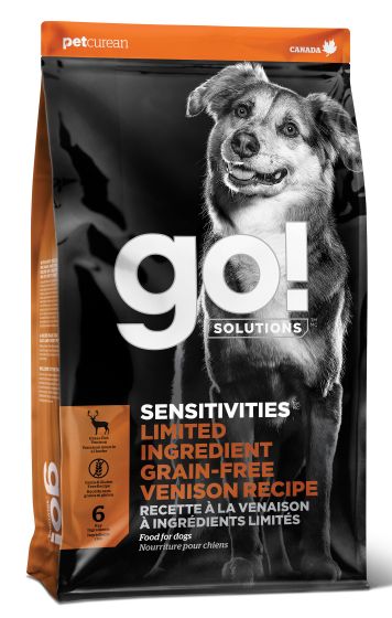 Go! Solutions Sensitivities Limited Ingredient Venison Grain-Free Dry Dog Food, 22-lb (Size: 22-lb)