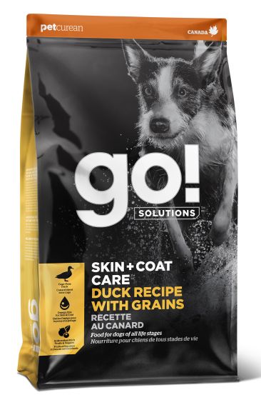 Go! Solutions Skin + Coat Care Duck with Grains Dry Dog Food, 25-lb (Size: 25-lb)