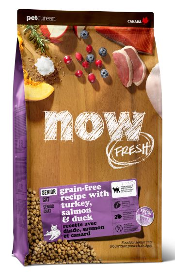 NOW FRESH Senior Recipe Grain-Free Dry Cat Food, 8-lb (Size: 8-lb)