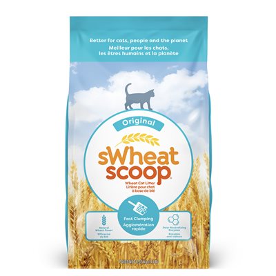 sWheat Scoop Fast-Clumping Wheat-Based Cat Litter 14LB