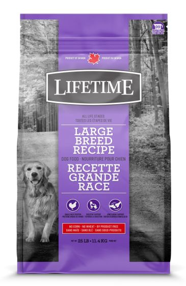 Lifetime Chicken & Oatmeal Large Breed Recipe Dry Dog Food, 25-lb (Size: 25-lb)