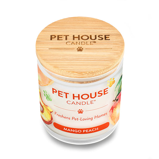 Pet House - Mango Peach Candle, 9oz