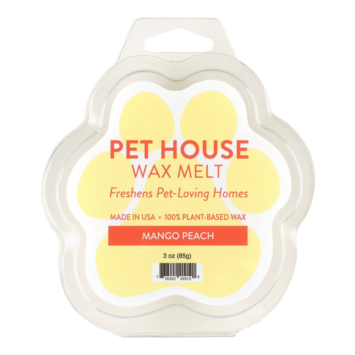 Pet House  - Wax Melts Mango Peach - 3oz
