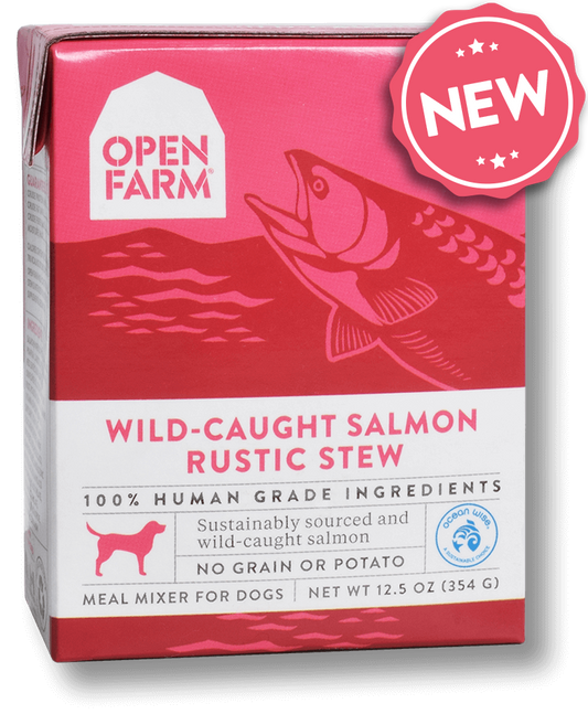 Open Farm Rustic Stew Wild-Caught Salmon Recipe Wet Dog Food, 12.5-oz (Size: 12.5-oz)