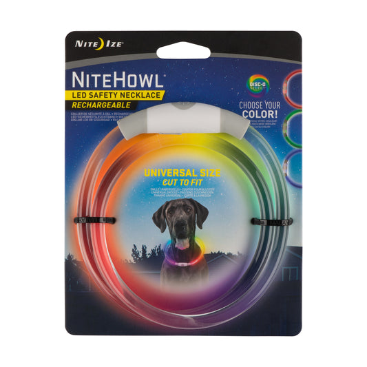 Nite Ize NiteHowl LED Safety Dog Necklace, Disc-O-Select