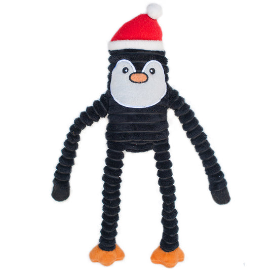 ZippyPaws Holiday Crinkle Penguin Dog Toy, Large (Size: Large)