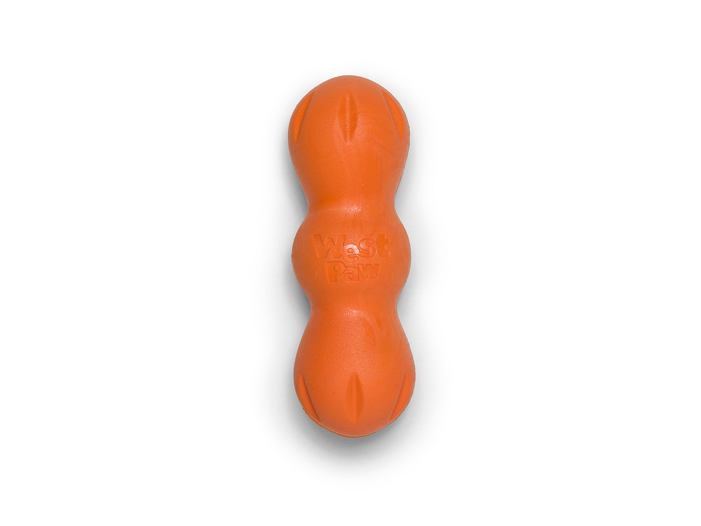 West Paw Rumpus Dog Chew Toy, Tangerine, Medium (Size: Medium)