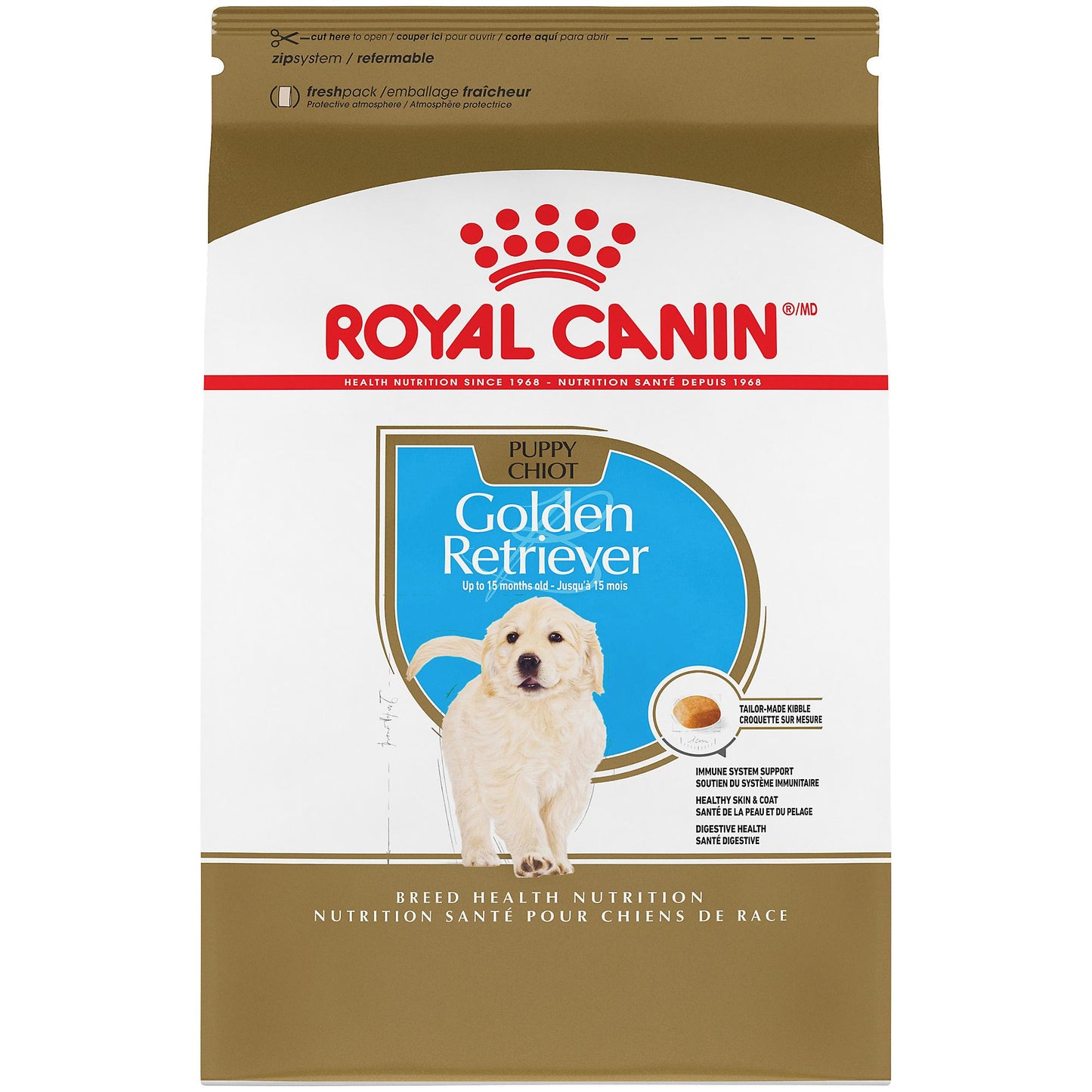 Royal Canin Breed Health Nutrition Golden Retriever Puppy Dry Dog Food, 30-lb (Size: 30-lb)