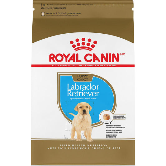 Royal Canin Breed Health Nutrition Labrador Retriever Puppy Dry Dog Food, 30-lb