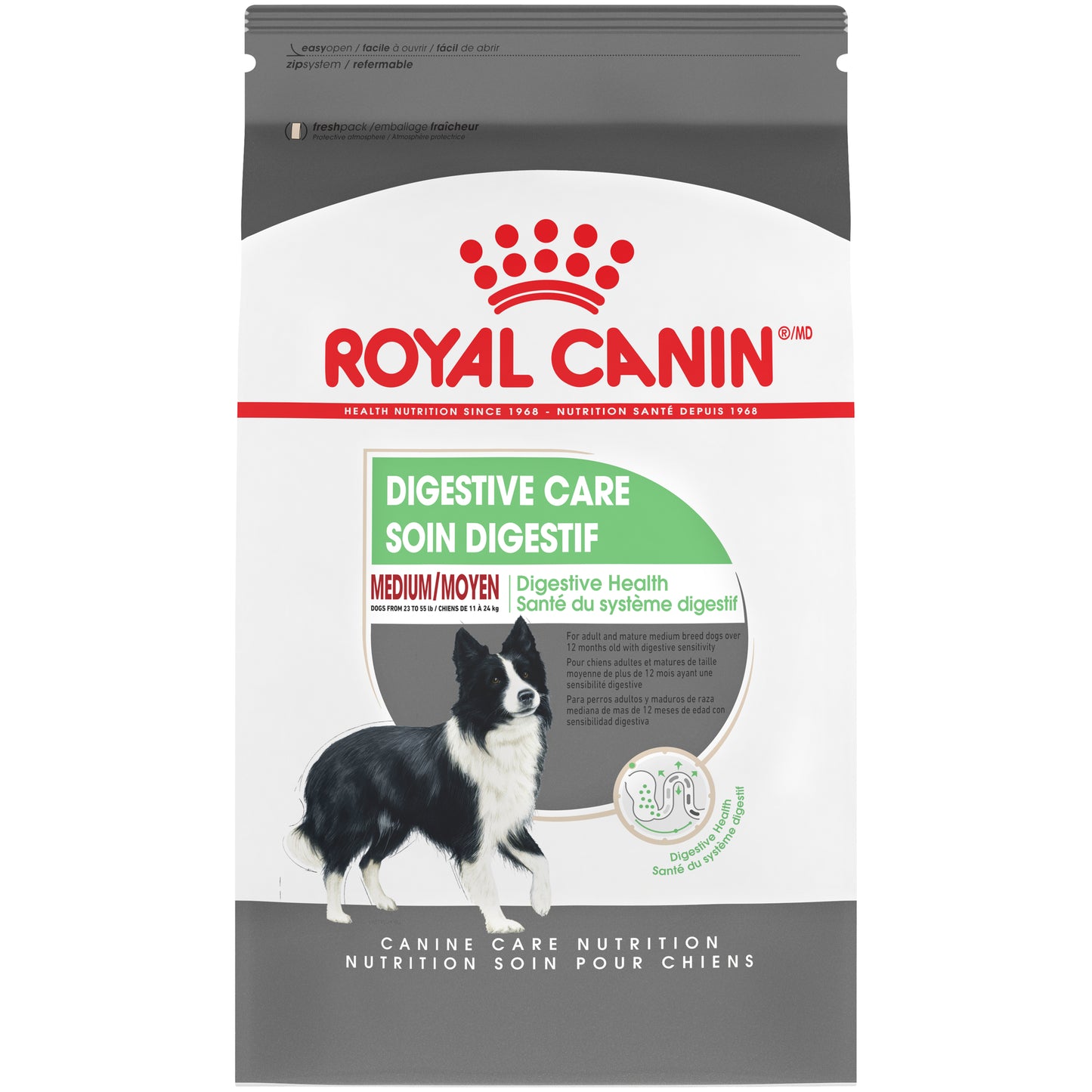 Royal Canin Canine Care Nutrition Medium Digestive Care Dry Dog Food, 17-lb (Size: 17-lb)