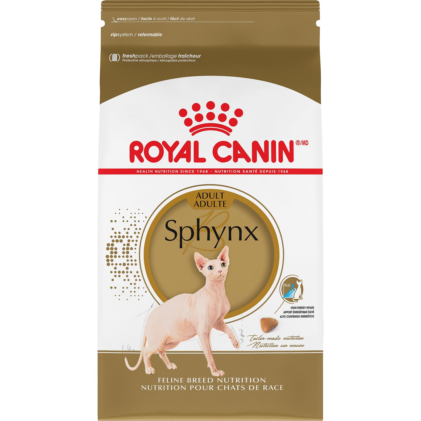 Royal Canin Feline Breed Nutrition Sphynx Adult Dry Cat Food, 7-lb