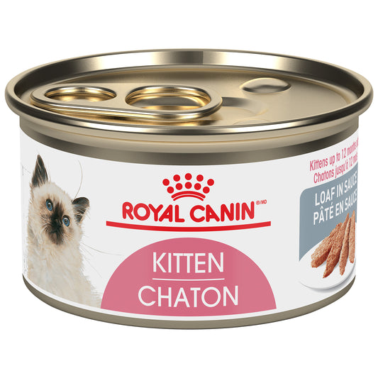 Royal Canin Feline Health Nutrition Kitten Loaf in Sauce Wet Cat Food Can (CA), 85-gm