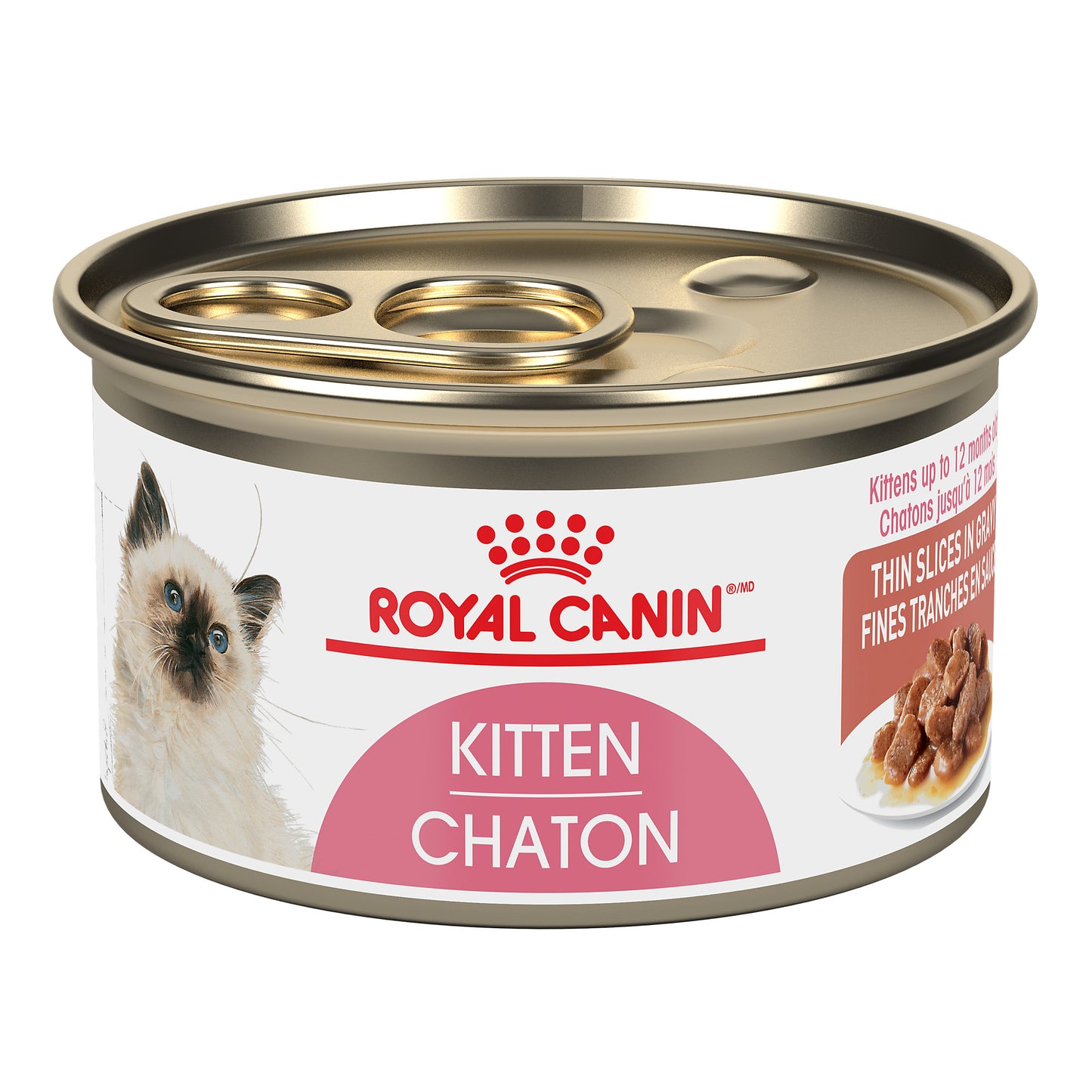 Royal Canin Feline Health Nutrition Kitten Thin Slices in Gravy Wet Cat Food, 85-gm