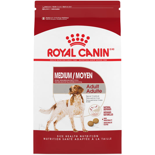 Royal Canin Size Health Nutrition Medium Adult Dry Dog Food, 30-lb (Size: 30-lb)