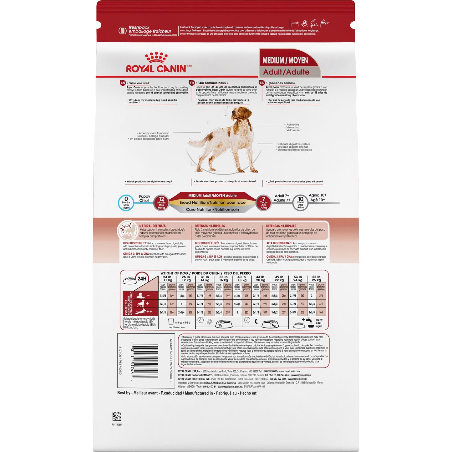 Royal Canin Size Health Nutrition Medium Adult Dry Dog Food, 30-lb (Size: 30-lb)