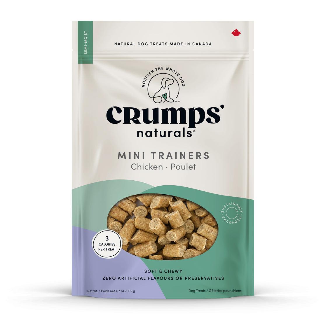 Crumps' Naturals Mini Trainers Chicken Semi-Moist Dog Treats, 132-gram (Size: 132-gram)