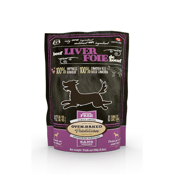 Oven-Baked Tradition Dehydrated Beef Liver Dog 250g