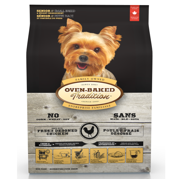 Oven-Baked Tradition Fresh Chicken Senior Small Breed Dry Dog Food, 5-lb (Size: 5-lb)