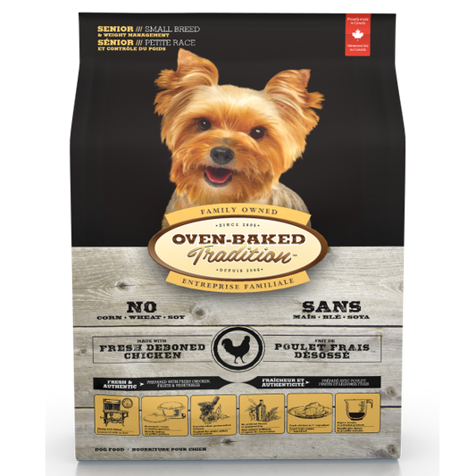 Oven-Baked Tradition Fresh Chicken Senior Small Breed Dry Dog Food, 5-lb (Size: 5-lb)