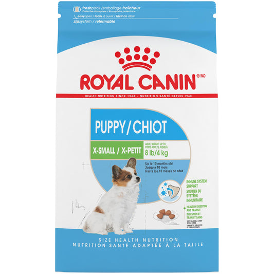 Royal Canin Size Health Nutrition X-Small Puppy Dry Dog Food, 3-lb (Size: 3-lb)