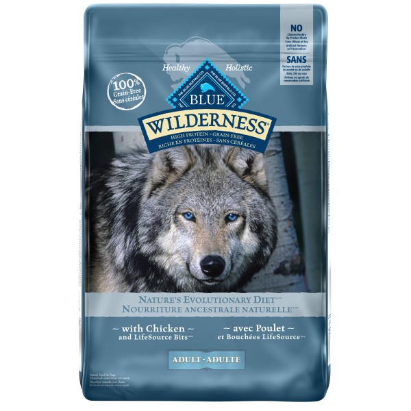 Blue Buffalo Wilderness Chicken Adult Dry Dog Food, 24-lb (Size: 24-lb)