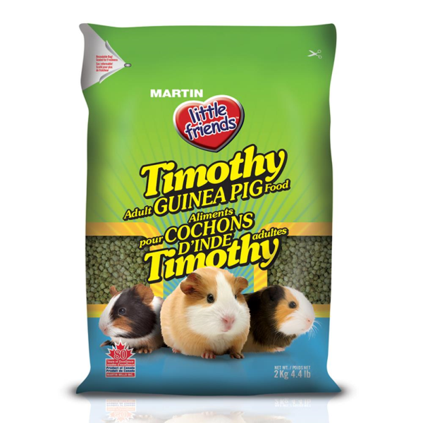 Martin Little Friends Timothy Adult Dry Guinea Pig Food, 2-kg (Size: 2-kg)