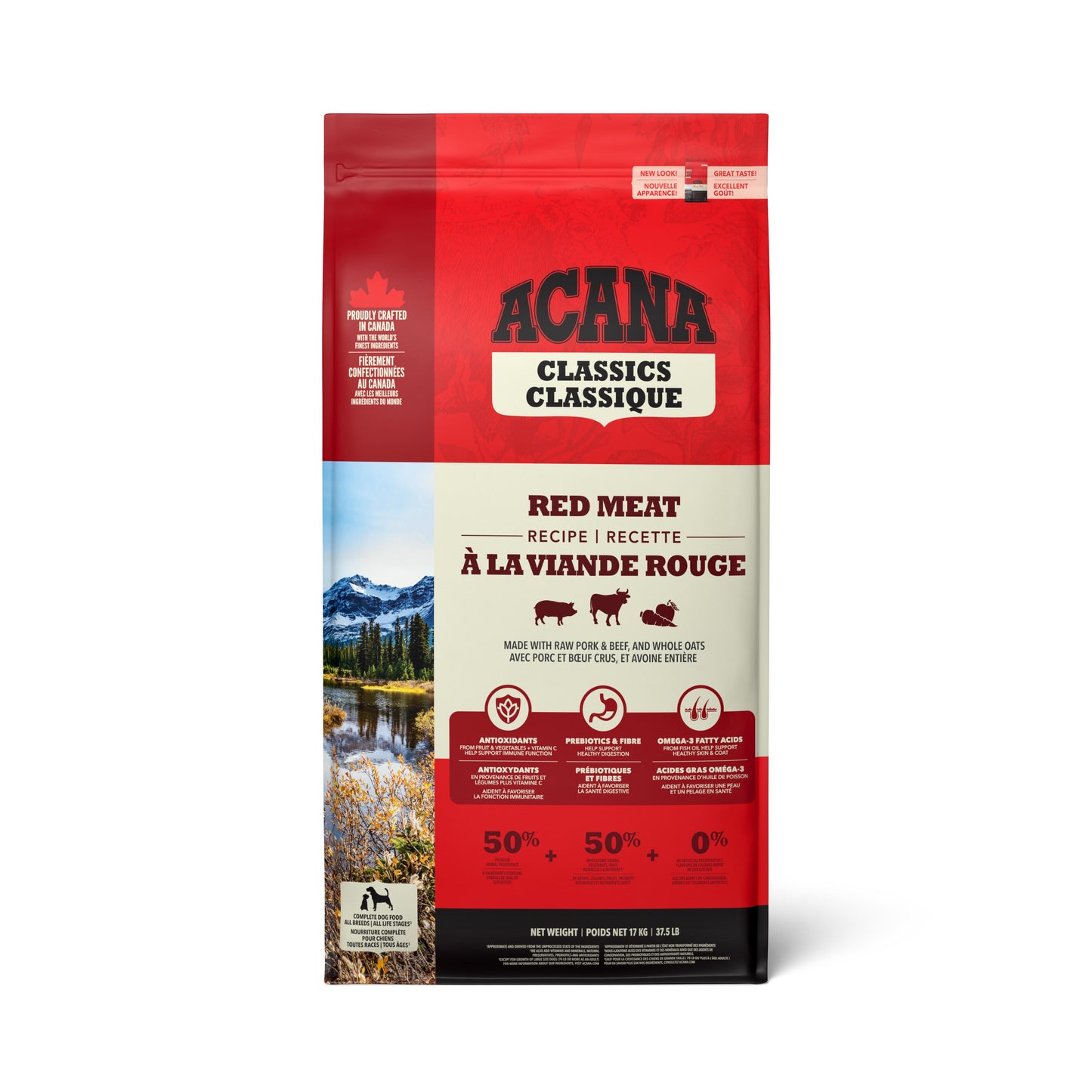 ACANA Classics Red Meat Dry Dog Food, 14.5-kg (Size: 14.5-kg)