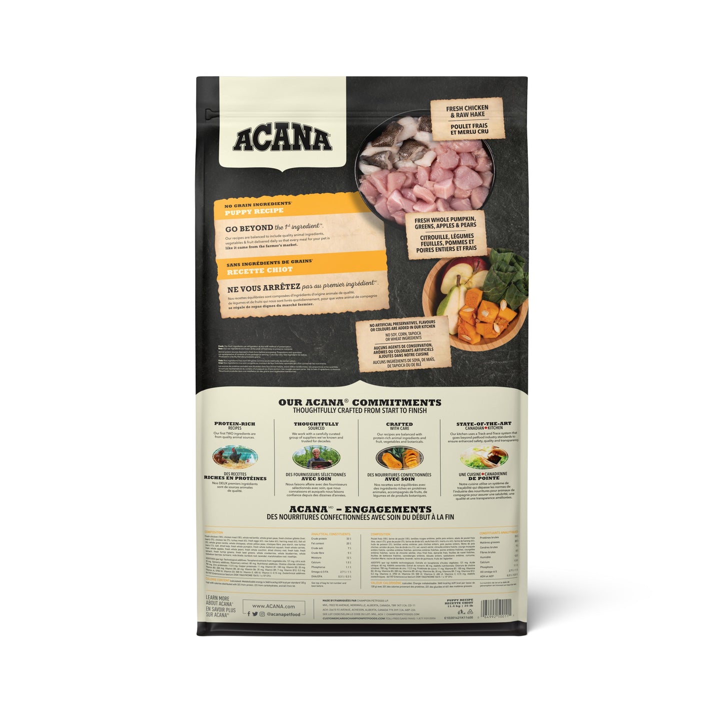 ACANA Puppy Dry Dog Food, 11.4-kg (Size: 11.4-kg)