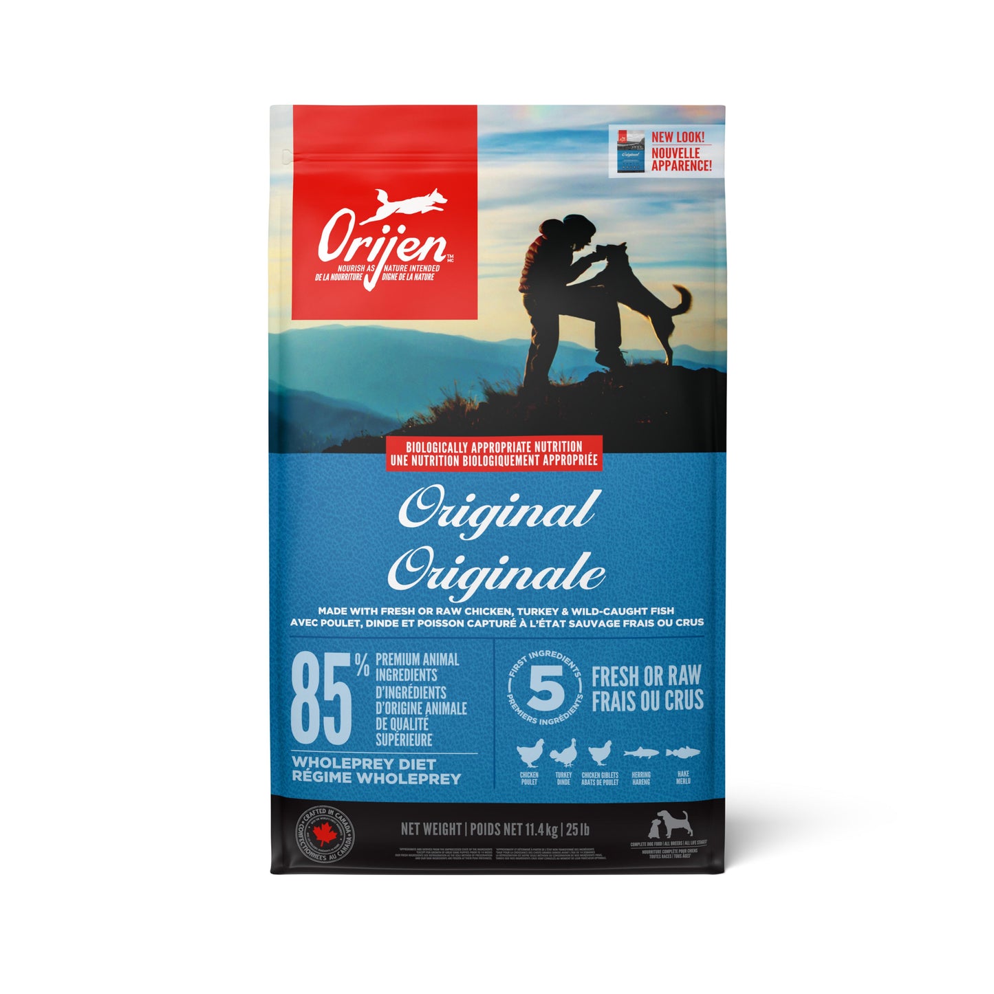 ORIJEN Original Dry Dog Food, 2-kg (Size: 2-kg)