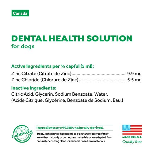 Tropiclean Fresh Breath Dental Health Solutions for Dogs, 473-mL (Size: 473-mL)