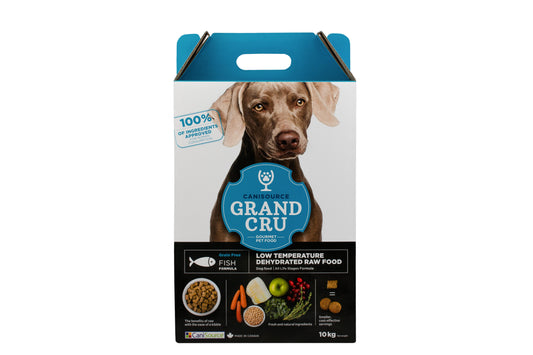 CaniSource Grand Cru Fish Formula Grain-Free Dehydrated Dog Food, 10-kg (Size: 10-kg)