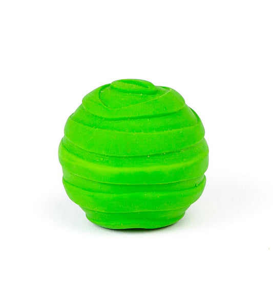 Bud'z Mini Latex Ball Squeaker Dog Toy, Green, 5-cm (Size: 5-cm)