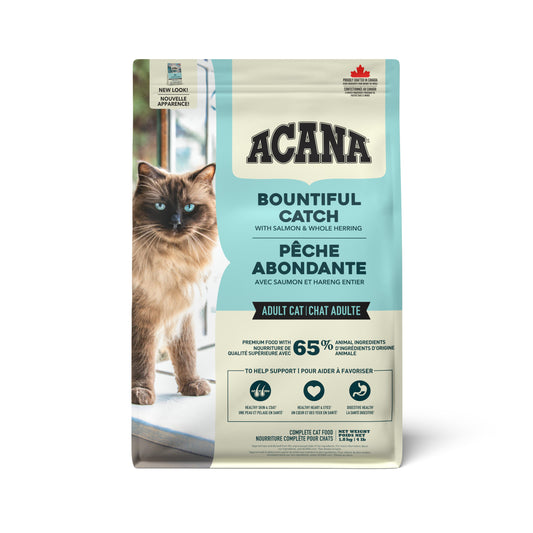 ACANA Bountiful Catch Dry Cat Food, 1.8-kg (Size: 1.8-kg)
