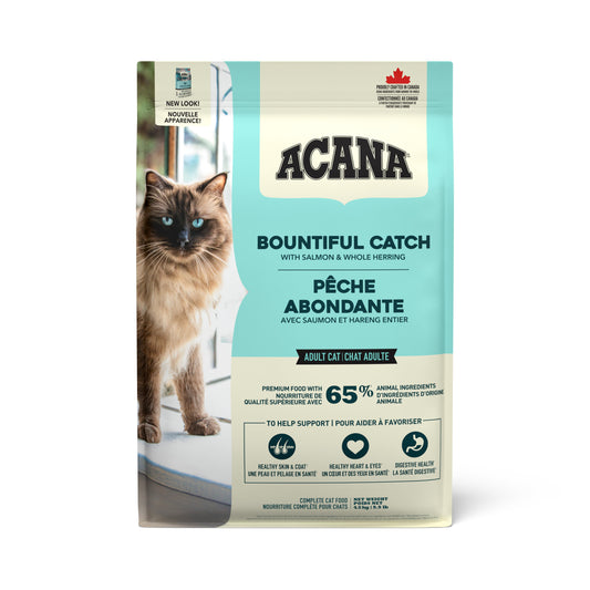 ACANA Bountiful Catch Dry Cat Food, 4.5-kg (Size: 4.5-kg)