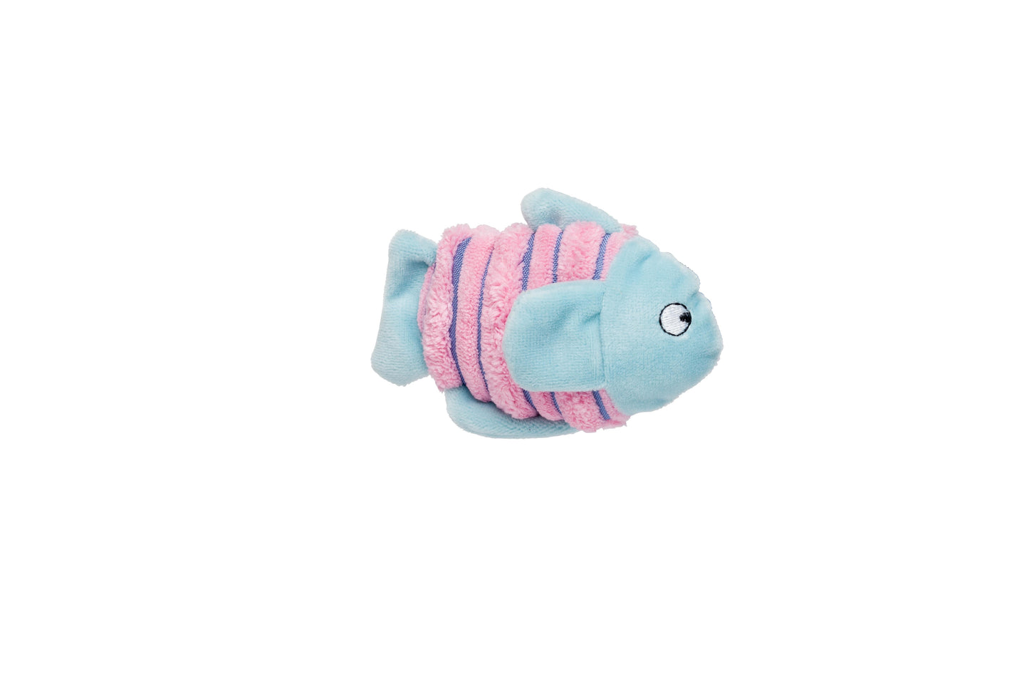 Bud'z Fish Cat Toy, Pink/Blue, 11.43-cm (Size: 11.43-cm)