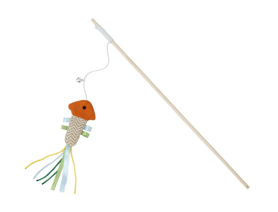 Bud'z Swing Stick Fish Cat Toy, 125-cm (Size: 125-cm)