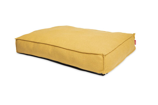 Bud'z Flat Anémone Dog Bed, Mustard, 100 x 70 x 16-cm (Size: 100 x 70 x 16-cm)
