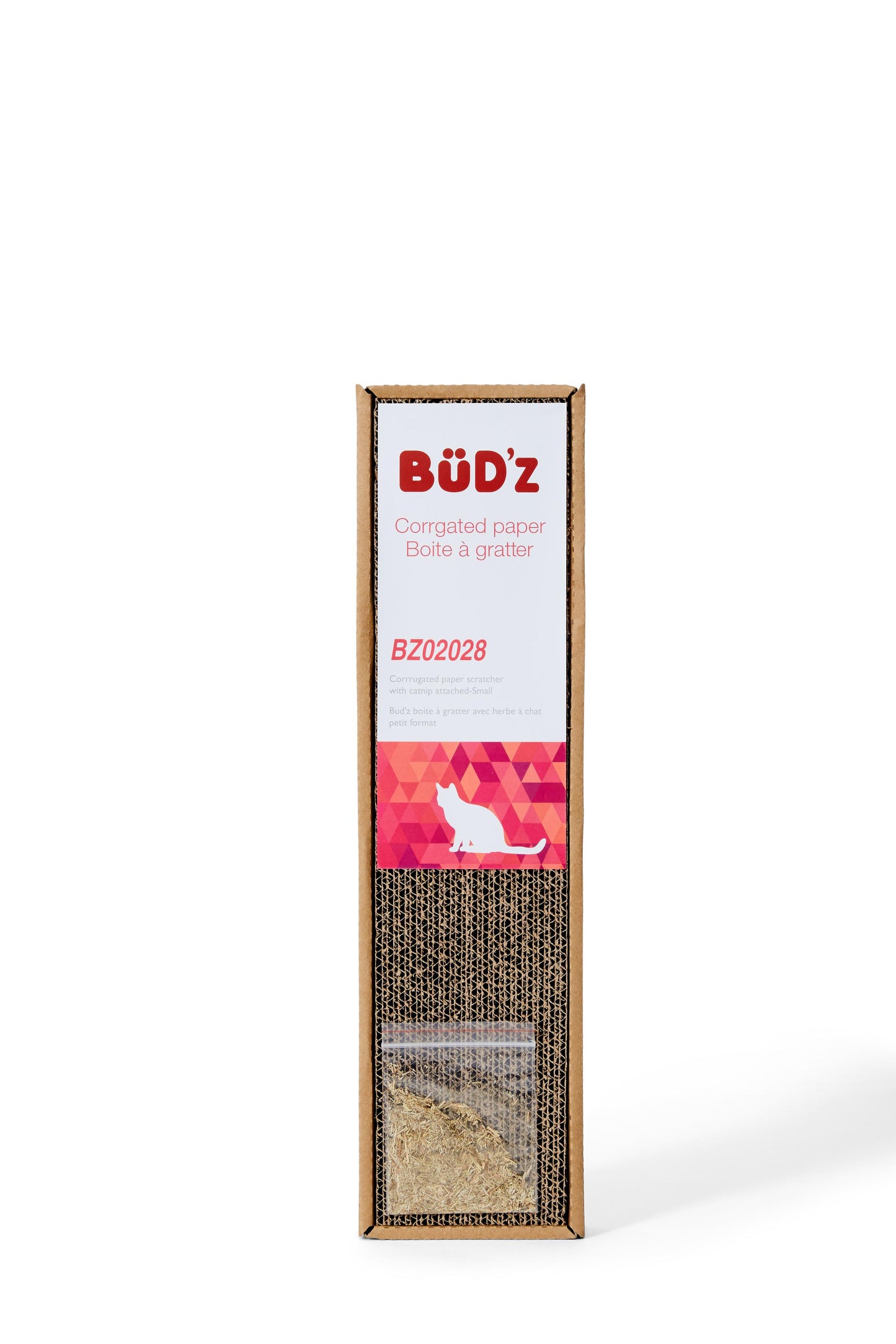 Bud'z Catnip Cat Scratch Box, 12 x 4.5 x 45.5-cm (Size: 12 x 4.5 x 45.5-cm)