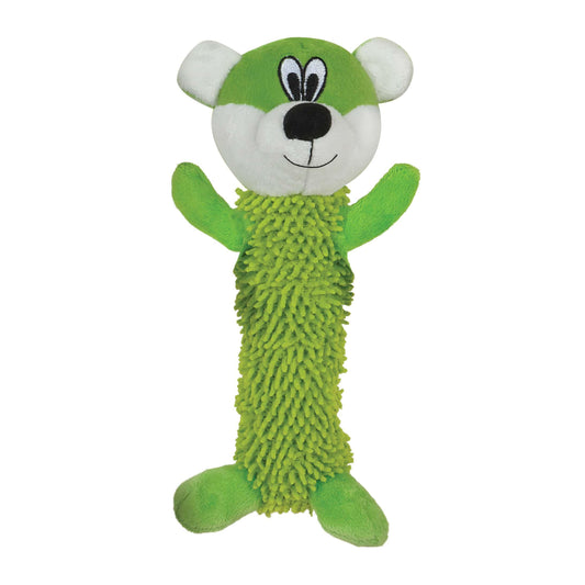 Smart Pet Love Tender-Tuffs Shaggy Bear Dog Toy, Green