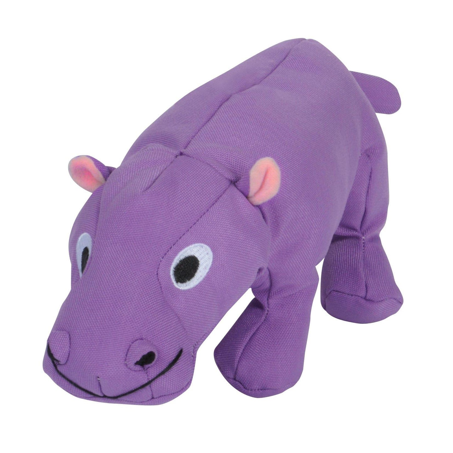 Smart Pet Love Tender-Tuffs Plump Hippo Dog Toy, Purple